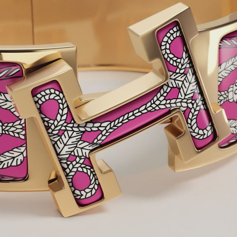 Clic Clac H Grand Apparat bracelet - Purple | Hermès USA